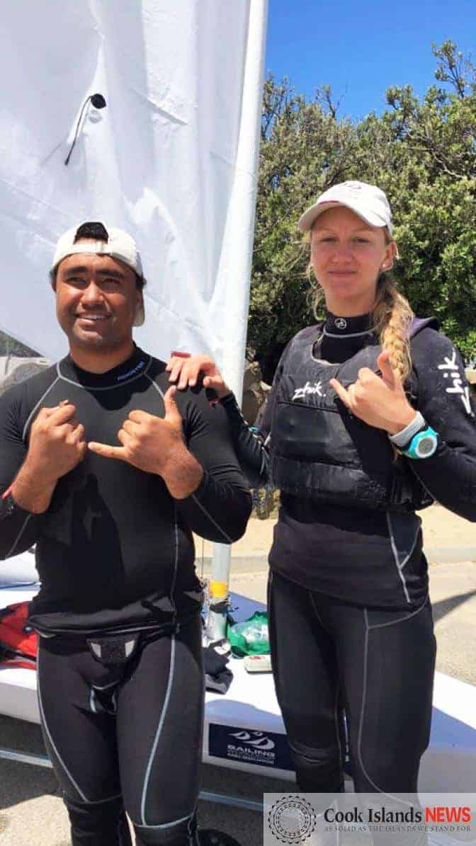 Cook Islands sailors Teau McKenzie (Laser Radial) and Taua Henry (Laser) have qualifi ed to the 2016 Olympic Games. 15121326